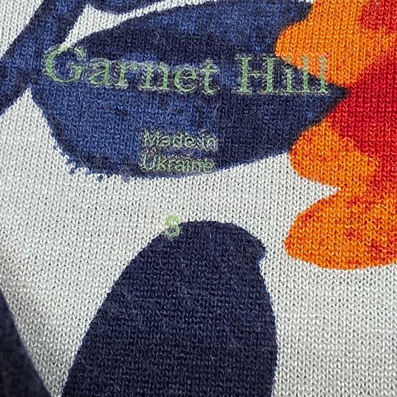 Garnet Hill Red Floral Cotton Tank Top Dress Size Small - Picture 4 of 6